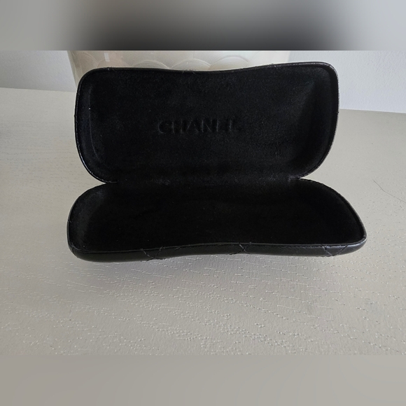 Chanel Quilted Leather Eyeglass Case With Box - Black - Picture 5 of 13